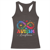 Autism Awareness Acceptance Racerback Tank Top Infinity Symbol Neurodiversity