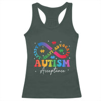 Autism Awareness Acceptance Racerback Tank Top Infinity Symbol Neurodiversity
