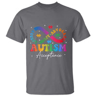 Autism Awareness Acceptance T Shirt Infinity Symbol Neurodiversity