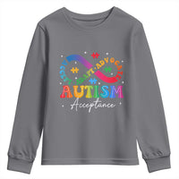 Autism Awareness Acceptance Youth Sweatshirt Infinity Symbol Neurodiversity