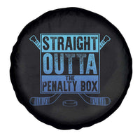 Ice Hockey Player Gifts Spare Tire Cover Straight Outta The Penalty Box