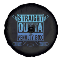 Ice Hockey Player Gifts Spare Tire Cover Straight Outta The Penalty Box