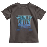 Ice Hockey Player Gift Straight Outta The Penalty Box Toddler T Shirt