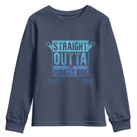 Ice Hockey Player Gift Straight Outta The Penalty Box Youth Sweatshirt