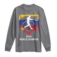 Venezuela Baseball 2026 Long Sleeve Shirt Venezuelan Flag Baseball Fan Gift