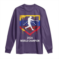 Venezuela Baseball 2026 Long Sleeve Shirt Venezuelan Flag Baseball Fan Gift