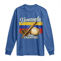 Venezuela Baseball 2026 Long Sleeve Shirt Champions Vintage Venezuelan Flag Baseball Fan Gift