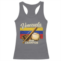 Venezuela Baseball 2026 Racerback Tank Top Champions Vintage Venezuelan Flag Baseball Fan Gift