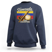 Venezuela Baseball 2026 Sweatshirt Champions Vintage Venezuelan Flag Baseball Fan Gift