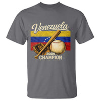 Venezuela Baseball 2026 T Shirt Champions Vintage Venezuelan Flag Baseball Fan Gift