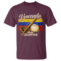 Venezuela Baseball 2026 T Shirt Champions Vintage Venezuelan Flag Baseball Fan Gift