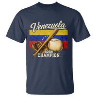 Venezuela Baseball 2026 T Shirt Champions Vintage Venezuelan Flag Baseball Fan Gift