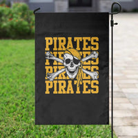 Retro Pirates Garden Flag Vintage Retro Skull Crossbones Baseball Fans