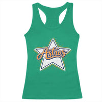Vintage Astro Script Name Sports Style Racerback Tank Top Retro Baseball Fans