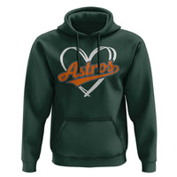 Vintage Astro Name Sports Style Hoodie Varsity Script Vintage Baseball Heart Graphic