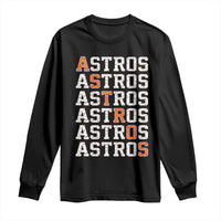 Vintage Astro Last Name Long Sleeve Shirt Retro Baseball Fans Sports Style