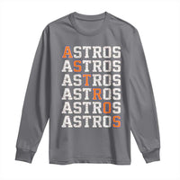 Vintage Astro Last Name Long Sleeve Shirt Retro Baseball Fans Sports Style