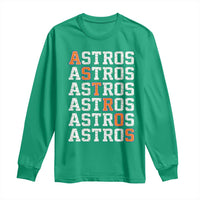 Vintage Astro Last Name Long Sleeve Shirt Retro Baseball Fans Sports Style