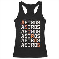 Vintage Astro Last Name Racerback Tank Top Retro Baseball Fans Sports Style