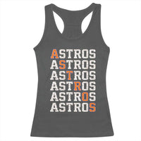 Vintage Astro Last Name Racerback Tank Top Retro Baseball Fans Sports Style