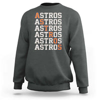 Vintage Astro Last Name Sweatshirt Retro Baseball Fans Sports Style
