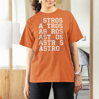 Vintage Astro Last Name T Shirt For Women Retro Baseball Fans Sports Style