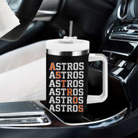 Vintage Astro Last Name Tumbler With Handle Retro Baseball Fans Sports Style