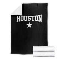 Vintage Houston Throw Blanket Retro Texas Throwback Athletic Sports Style 80s 90s