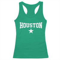 Vintage Houston Racerback Tank Top Retro Texas Throwback Athletic Sports Style 80s 90s