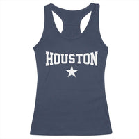 Vintage Houston Racerback Tank Top Retro Texas Throwback Athletic Sports Style 80s 90s