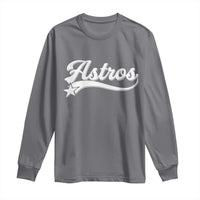 Vintage Astro Script Name Long Sleeve Shirt Texas Vintage Sports Jersey Style 80s 90s