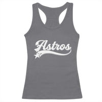 Vintage Astro Script Name Racerback Tank Top Texas Vintage Sports Jersey Style 80s 90s