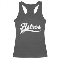 Vintage Astro Script Name Racerback Tank Top Texas Vintage Sports Jersey Style 80s 90s