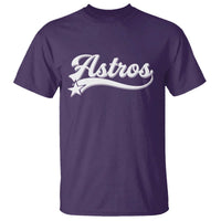 Vintage Astro Script Name T Shirt Texas Vintage Sports Jersey Style 80s 90s
