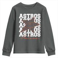 Vintage Astro Last Name Youth Sweatshirt Baseball Fan Graphic
