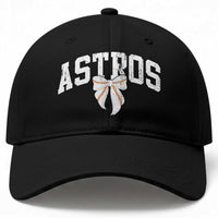 Retro Astro Varsity Name Baseball Cap Baseball Coquette Bow