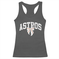 Retro Astro Varsity Name Racerback Tank Top Baseball Coquette Bow