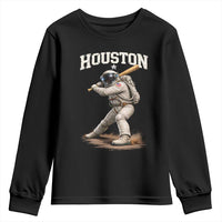 Houston Astronaut Baseball Player Youth Sweatshirt Clutch City