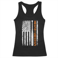 Vintage Astro Racerback Tank Top Last Name Baseball American Flag Retro Style 70s 80s 90s