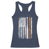 Vintage Astro Racerback Tank Top Last Name Baseball American Flag Retro Style 70s 80s 90s