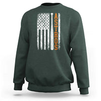 Vintage Astro Sweatshirt Last Name Baseball American Flag Retro Style 70s 80s 90s