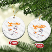 Houston Clutch City Ceramic Ornament Astronaut Baseball Player In Space