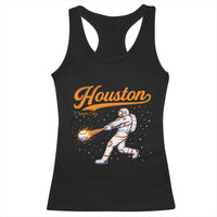 Houston Clutch City Racerback Tank Top Astronaut Baseball Player In Space