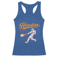 Houston Clutch City Racerback Tank Top Astronaut Baseball Player In Space