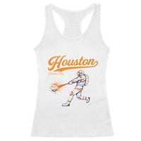 Houston Clutch City Racerback Tank Top Astronaut Baseball Player In Space