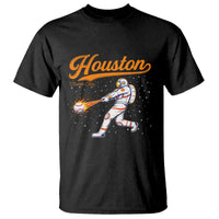 Houston Clutch City T Shirt Astronaut Baseball Player In Space