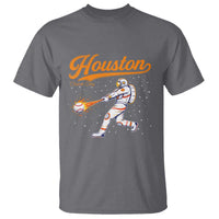 Houston Clutch City T Shirt Astronaut Baseball Player In Space