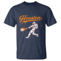 Houston Clutch City T Shirt Astronaut Baseball Player In Space
