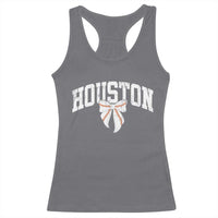 Retro Houston Racerback Tank Top Baseball Coquette Bow Varsity Vintage Sports 80s 90s