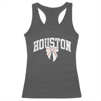 Retro Houston Racerback Tank Top Baseball Coquette Bow Varsity Vintage Sports 80s 90s